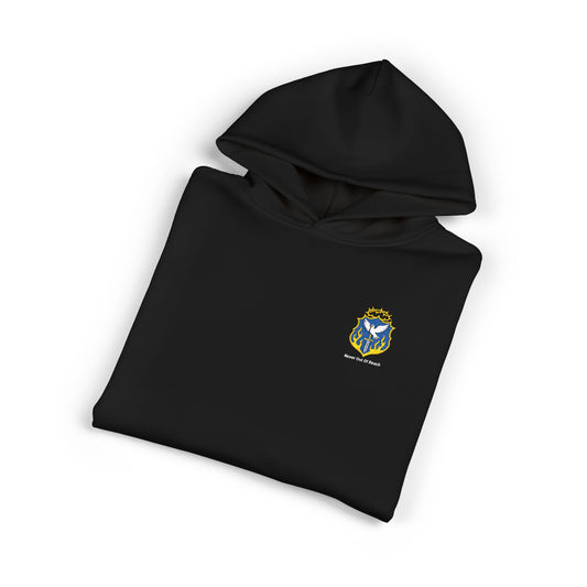"NEVER OUT OF REACH" BLACK SIGNATURE HOODIE