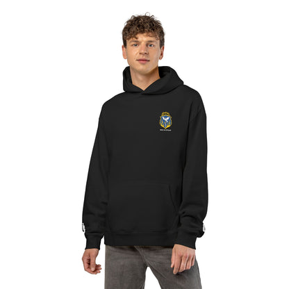 "NEVER OUT OF REACH" BLACK SIGNATURE HOODIE