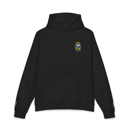 "NEVER OUT OF REACH" BLACK SIGNATURE HOODIE