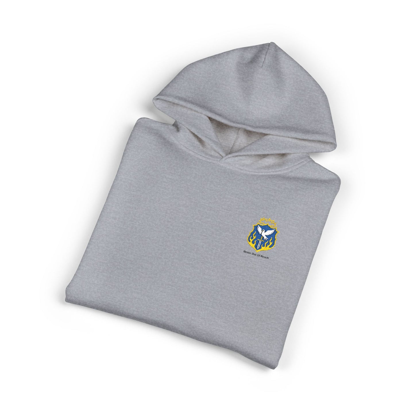 "NEVER OUT OF REACH" HEATHER GRAY SIGNATURE HOODIE