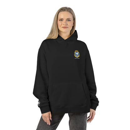 "NEVER OUT OF REACH" BLACK SIGNATURE HOODIE