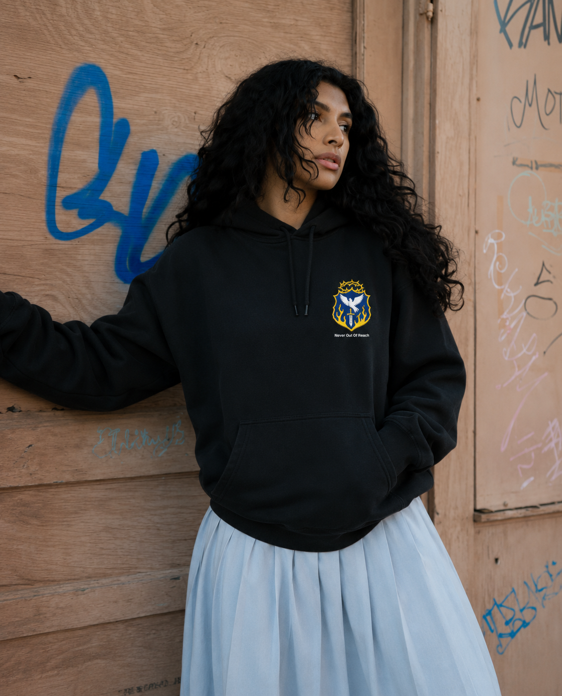 "NEVER OUT OF REACH" PREMIUM HOODIE